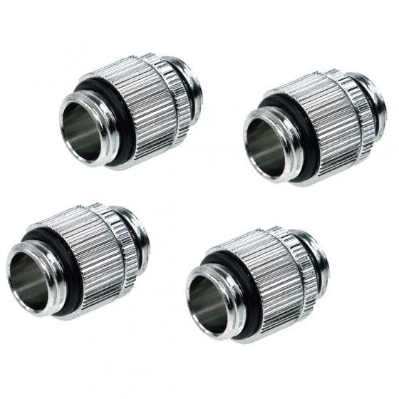 Alphacool HF G1/4" Male to Male Extender Fitting, Rotary, 4-pack