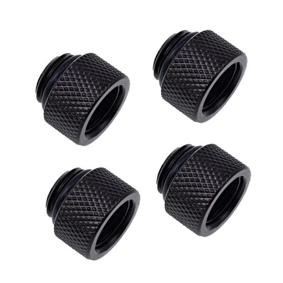 Alphacool Eiszapfen G1/4" Male to Female 10mm Extender Fitting, 4-pack