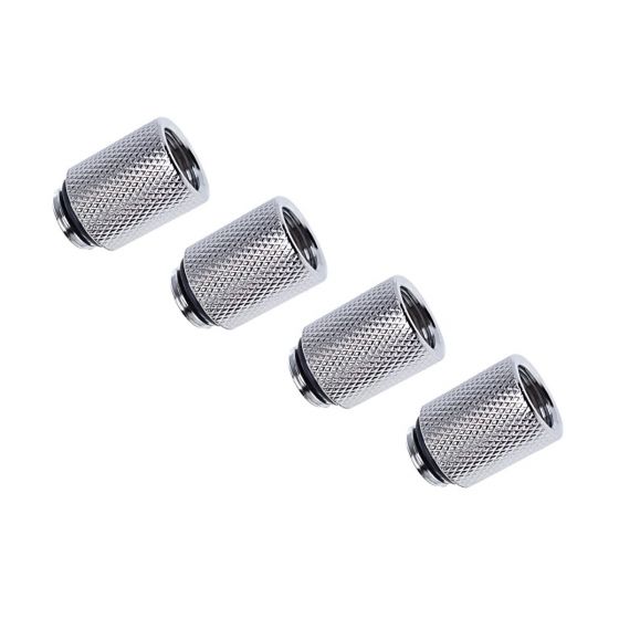 Alphacool Eiszapfen G1/4" Male to Female 20mm Extender Fitting, 4-pack