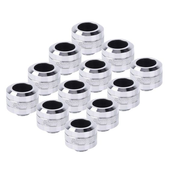 Alphacool Eiszapfen PRO HardTube G1/4" Fitting, 16mm OD, 12-pack