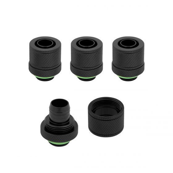 Corsair Hydro X Series XF Compression 10/13mm (3/8" / 1/2") ID/OD Fittings, 4-pack
