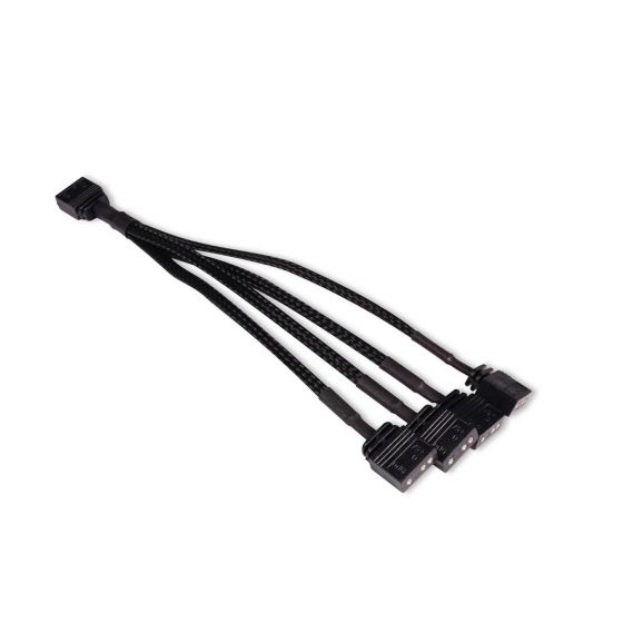 alphacool-y-splitter-argb-3-pin-to-4x-3-pin-cable-15cm-0430ac015201on