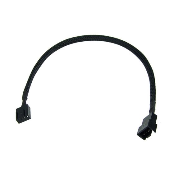 phobya-extension-cable-4-pin-pwm-30cm-sleeved-black-0430ph011801on