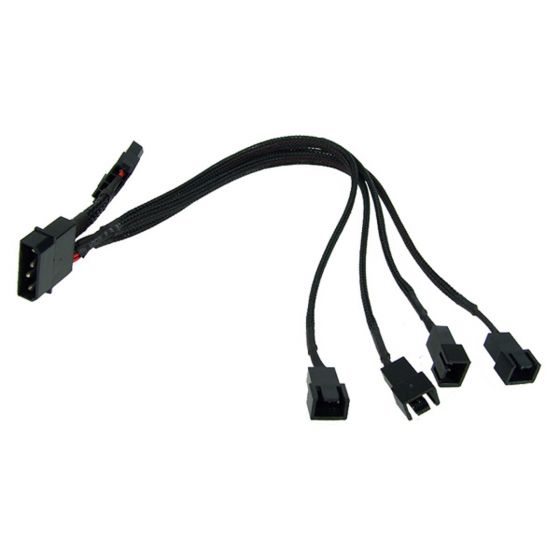 phobya-y-cable-4-pin-molex-to-4x-3-pin-12v-30cm-sleeved-black-0430ph012801on