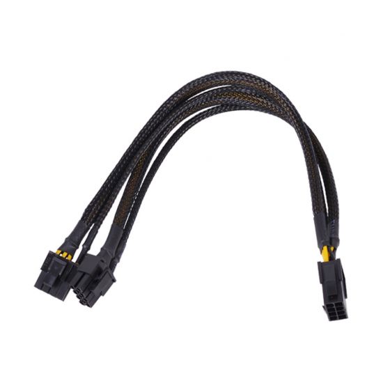 phobya-y-cable-8-pin-to-2x-6-2pin-plug-30cm-sleeved-black-0430ph017201on