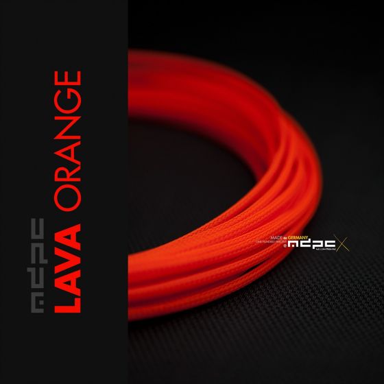 mdpc-x-classic-small-cable-sleeving-lava-orange-25-foot-0440mp020732on