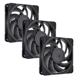 Noctua NF-A12x25-PWM Chromax Fan, 120mm, Black, 3-pack