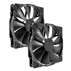 Noctua NF A20 HS-PWM Chromax Fan, 200mm, Black, 2-pack