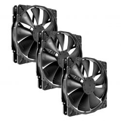 Noctua NF A20 HS-PWM Chromax Fan, 200mm, Black, 3-pack