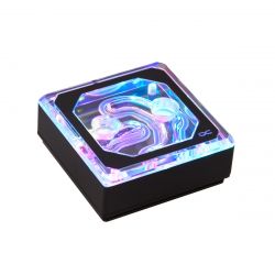Alphacool Eisblock XPX Aurora Edge CPU Water Block, Digital RGB, Black/Plexi