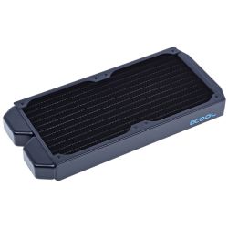 Alphacool NexXxos ST30 Full Copper Radiator, 240mm, Dual Fan, Black