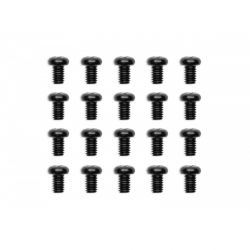 EKWB EK-Loop Phillips Head Screw Set, M4x6mm, Black, 20-pack