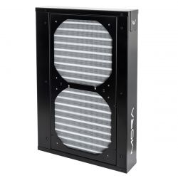 Watercool MO-RA IV 200 Radiator, 2x200mm, Black