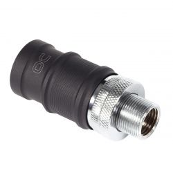 Alphacool ES Quick Release BLH1A Push-In Female IG with Bulkhead Screw Connection