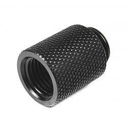 Barrow G1/4" Male to Female Extender Fitting, 20mm, Black