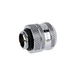 Barrow G1/4" to 12mm Hard Tubing Compression Fitting, Silver Shiny