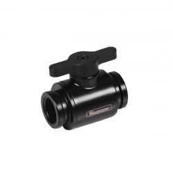 Barrow G1/4" Mini Ball Valve, Black Handle, Black