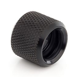 Bitspower Multi-Link Coupler Fitting for 12mm OD Rigid Tubing, Matte Black