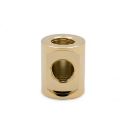 EKWB EK-Quantum Torque T-Splitter Fitting, 3x Female Ports, Gold