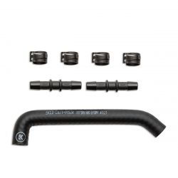 EKWB EK-Pro Tubing 10/17mm Reinforced EPDM, 45 degree/90 degree, Black