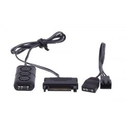 Alphacool Aurora Eiscontrol Addressable RGB Controller, Black