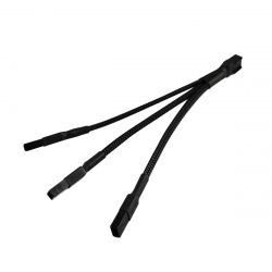 Darkside CONNECT G2 LED Strip 3-Way Power Cable - 3-Pin (Type 10), 10cm, Jet Black