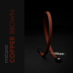 MDPC-X Medium (SATA) Cable Sleeving, Copper-Brown, 10-foot
