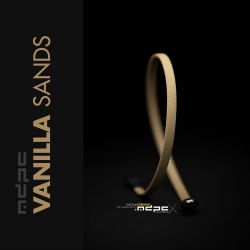 MDPC-X Medium (SATA) Cable Sleeving, Vanilla-Sands, 10-foot