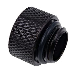 Alphacool Eiszapfen G1/4" Male to Female 10mm Extender Fitting, Deep Black