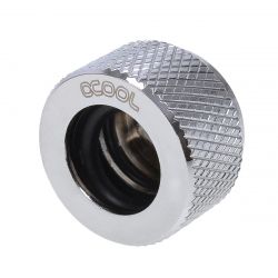 Alphacool HT 13mm G1/4" HardTube Compression Fitting, Chrome