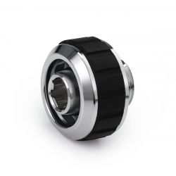 Alphacool Apex Grip SoftTube Fitting, 16/10mm, Chrome