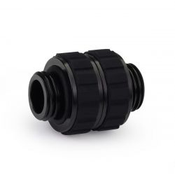 Alphacool Apex Grip Double Nipple OT/OT Rotary G1/4" Fitting, Black