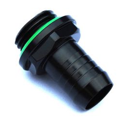 Bitspower G1/4" to 3/8" Barb Fitting for Soft Tubing, Matte Black