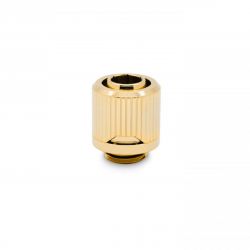 EKWB EK-Quantum Torque STC 10/13 Compression Fitting for Soft Tubing, 10/13mm (3/8" ID, 1/2" OD), Gold