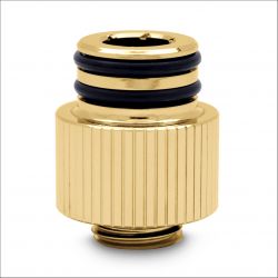 EKWB EK-Quantum Torque Push-In Adapter, Male, 14mm, Gold