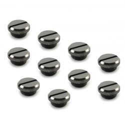 XSPC G1/4" Plug Fitting V2, Black Chrome, 10-pack