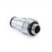 Bitspower Quick Disconnect Male Fitting with G1/4" Extender, Silver Shining
