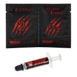 Thermal Grizzly Kryonaut Thermal Paste (1g) and Cleaning Wipes Bundle