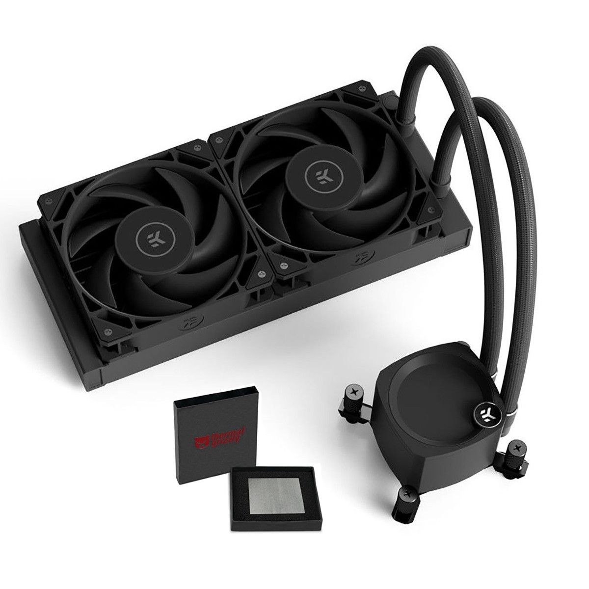EKWB EK-Nucleus CPU AIO CR240 Dark with Thermal Grizzly KryoSheet