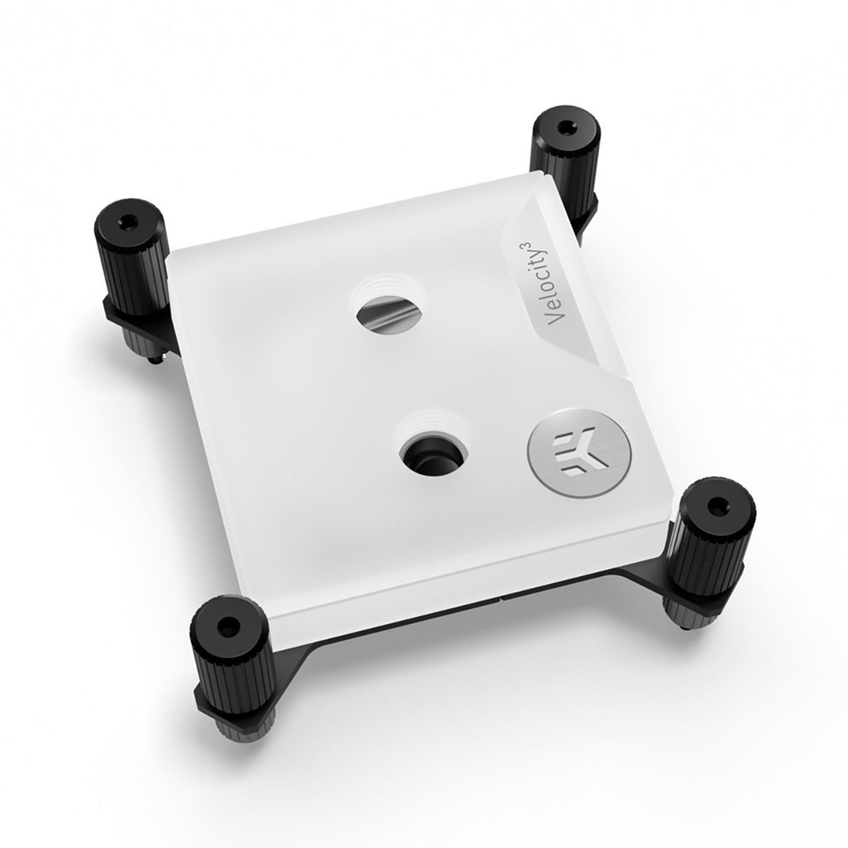 EK-Quantum Velocity² D-RGB - 1200 Nickel + Plexi Water Block