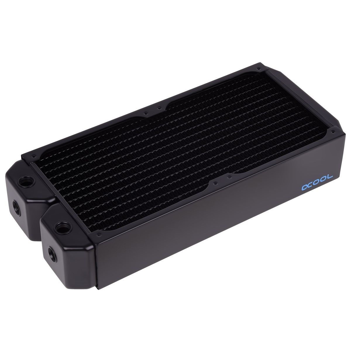Alphacool NexXxos UT60 Full Copper Radiator, 280mm, Dual Fan, Black
