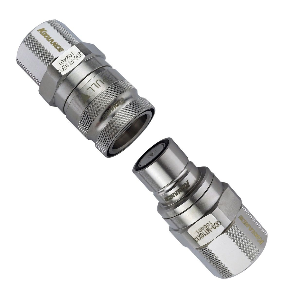 Koolance QD3 Male and Female Quick Disconnect Set No-Spill