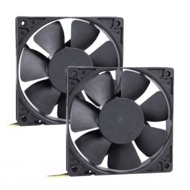 Alphacool L12ES 120mm Fan, 120x120x25mm, PWM, 2-pack