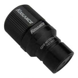 Koolance QD3 Male Quick Disconnect No-Spill Coupling, Compression for 10mm x 13mm (3/8in x 1/2in)