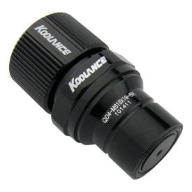 Koolance QD4 Male Quick Disconnect No-Spill Coupling, Compression for 13mm x 19mm (1/2in x 3/4in)
