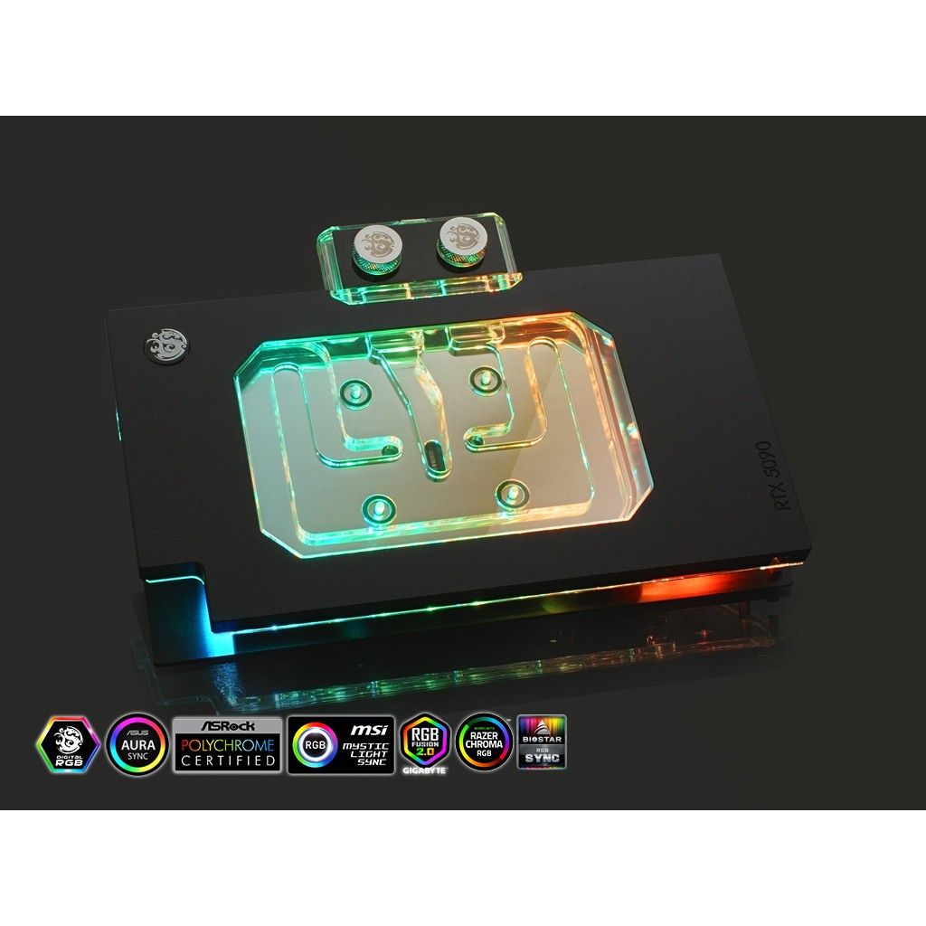 Bitspower 1SVGA ウォーターブロック Bitspower NEBULA VGA Water Block for ASUS TUF Gaming GeForce RTX 5090