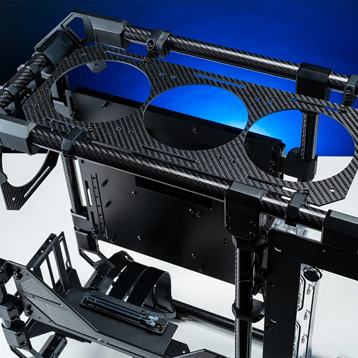 Alphacool Apex Pro Skeleton PC Case rad mount
