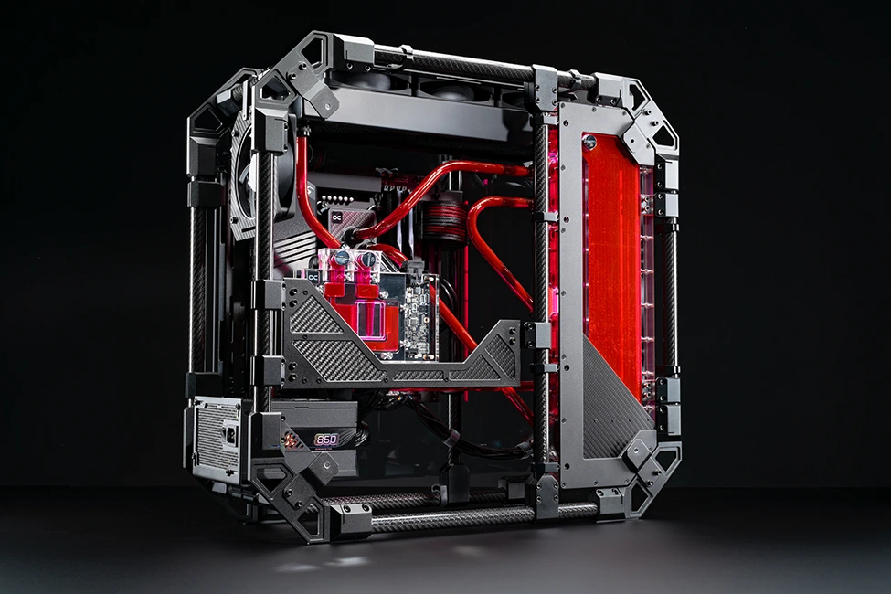 alphacool apex pro case built by titan rig 