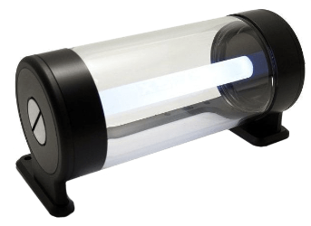 Custom PC water cooling glass reservoir