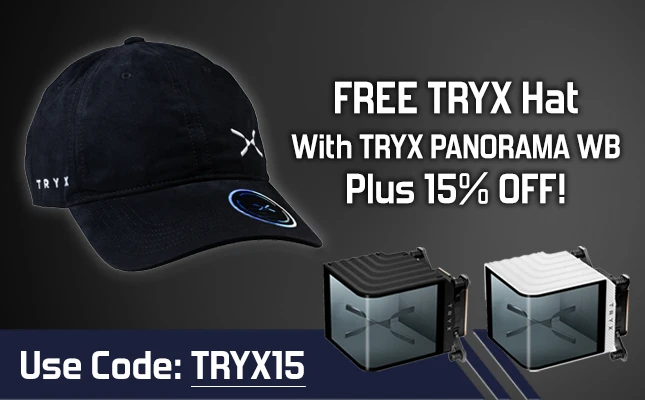 free hat and 15% off TRYX panorama wb with code tryx15